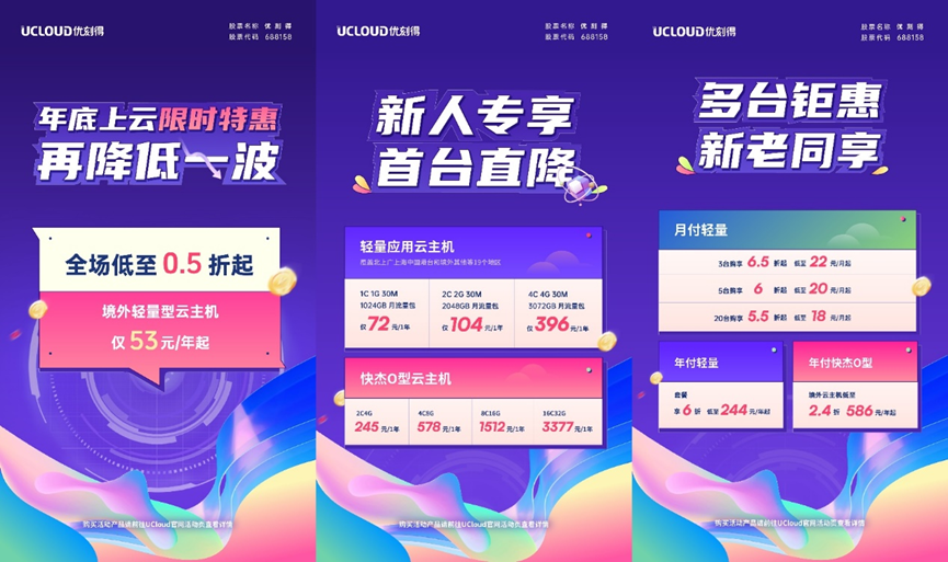 UCloud優(yōu)刻得2024雙11大促，解鎖超值優(yōu)惠原